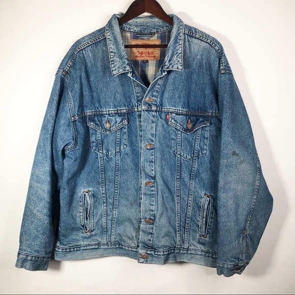 Levi's Other - Vintage Levi Strauss Denim Trucker Jacket XXL Blue